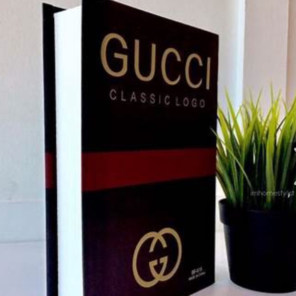 Gucci Brown Box Shelf Decor 2 PIECE BOX gold and brown decor - Picture 8 of 11